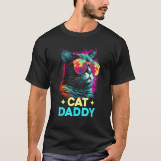 Kat Daddy Vintage Retro Vaporwave 70s 80s Kat Lief T-shirt