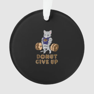 Kat Dadlift krachtpatser Donut Gym Ornament