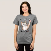 Kat Dames Kat T-shirt (Voorkant volledig)