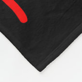 Kat Dames voor Kamala Silhouette Graphic Fleece Deken (Hoek)