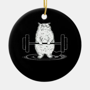 Kat Deadlift Kat Spier Cute Cats F Keramisch Ornament