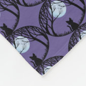 Kat dekblad met dekblad met deksel en beddengoed fleece deken (Hoek)