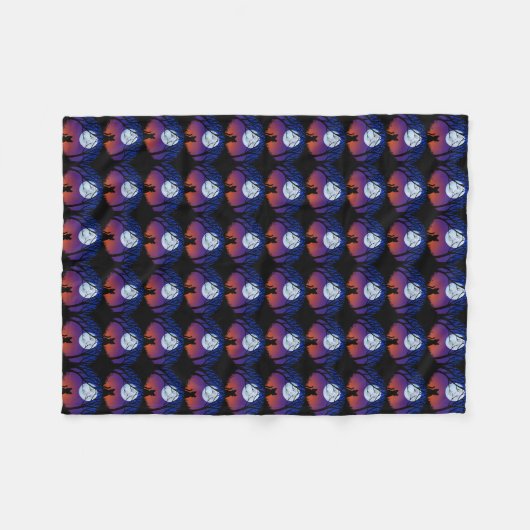 Kat dekblad met dekblad met deksel en beddengoed fleece deken (Voorkant (Horizontaal))