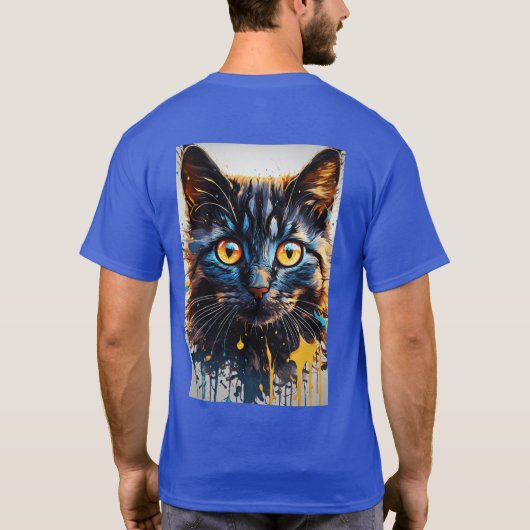 Kat design T-Shirt (Achterkant)