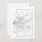 Kat Die Hard Briefkaart (Voorkant / Achterkant)