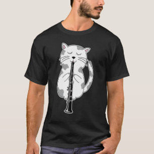 Kat die hobo speelt I Musicus I Muziekinstrument I T-shirt