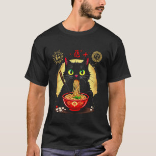 Kat die noedels eet t-shirt