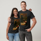 Kat die Trump van de balie stoot Belg Grappig T-shirt (Unisex)