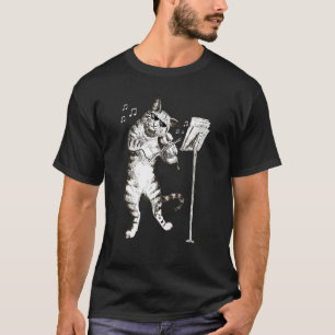 Kat die viool speelt Geschenk T-shirt voor violis