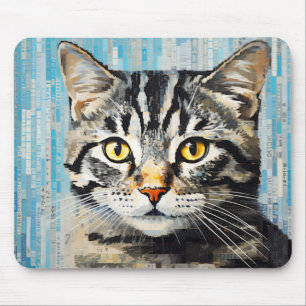 Kat Dier Pet Art Decor Verf Mozaïek Muismat