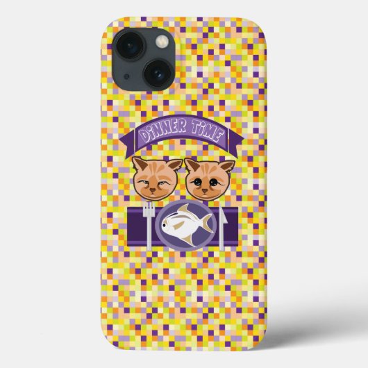 Kat dinertijd Case-Mate iPhone case (Achterkant)