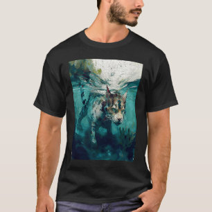 Kat Dinosaur Onderwater T-shirt