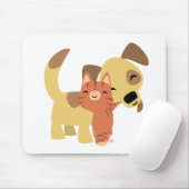 Kat & Doggy cartoon mousepad Muismat (Met muis)