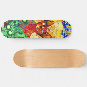 Kat door Kostyantin Malginov – Artistieke Skateboa Skateboard