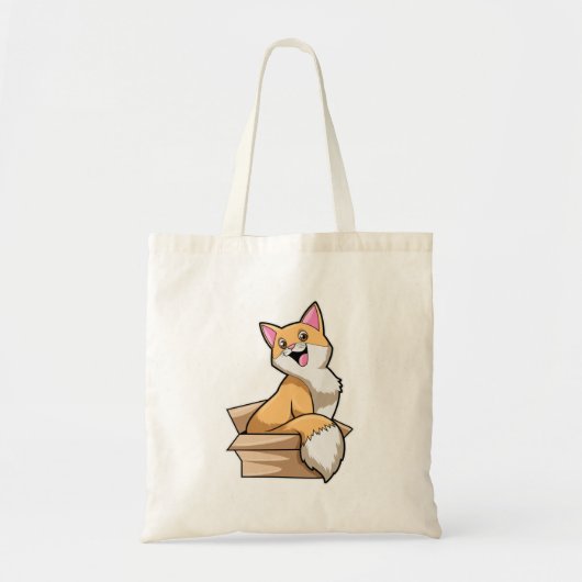 Kat. doos tote bag (Voorkant)