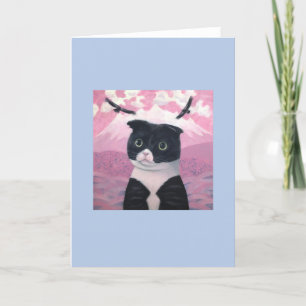 Kat Dora-chan blauw #3 Kaart