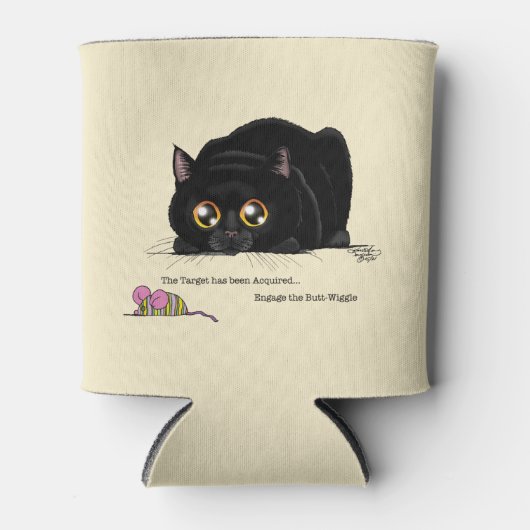 Kat draaiend blikjeskoeler (Voorkant)