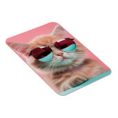 Kat Dragen Aviator Zonnebril Magnet Magneet (Rechterzijde)