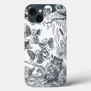Kat Dream of Fairyland, Louis Wain iPhone 13 Hoesje