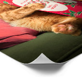 Kat Drink eieren Nog Poster (Hoek)