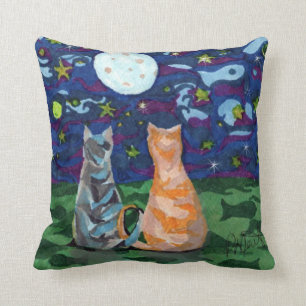 Kat Droom Omkeerbare Kunst Kussen