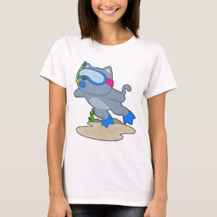 Kat Duiker Snorkel Duiken T-shirt