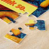 Kat Eating Cheese Puffs Legpuzzel (Zijkant)