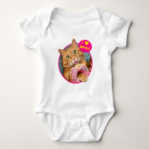 Kat Eating Donut Romper