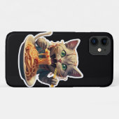 Kat Eating Spaghetti Case-Mate iPhone Case (Achterkant (horizontaal))