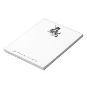 kat Een brief schrijven Notitieblok (Gedraaid)