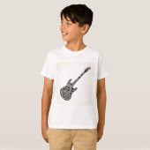 Kat een gitaar t-shirt (Voorkant volledig)