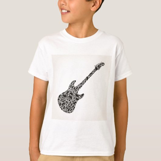 Kat een gitaar t-shirt (Voorkant)
