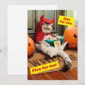 Kat, een kreng van een beest kaart (Voorkant / Achterkant)