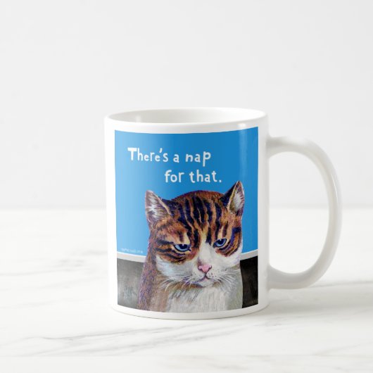 Kat "een nap voor dat" koffiemok (Rechts)