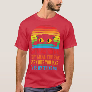 Kat elke snack die je elk vlees maakt je terug t-shirt