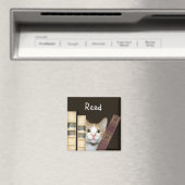 Kat en boeken magneet (Insitu (Vaatwasser))