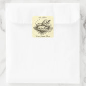 Kat en Eekhoorn Ex Libris Boekplaat Stickers (Tas)