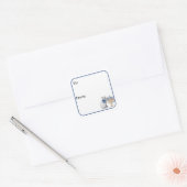 Kat en een Menora Sticker (Envelop)