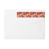 Kat en ei op rood (Achterkant)