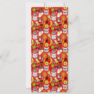 Kat en ei op rood save the date