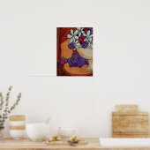 Kat en figuren poster (Keuken)