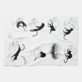 Kat en goudvis, Alexandre Steinlen Theedoek (Horizontaal)