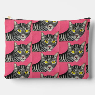 Kat En Hamster Print Knip Naai Tas