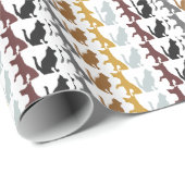 Kat- en heuppapier cadeaupapier (Rol Hoek)