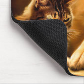 Kat en hond lezen van een boek muismat (Hoek)