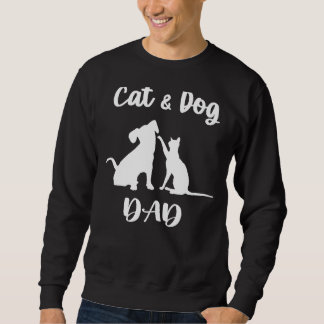 Kat en hond Pap Shirt Dieren Lover Puppy for