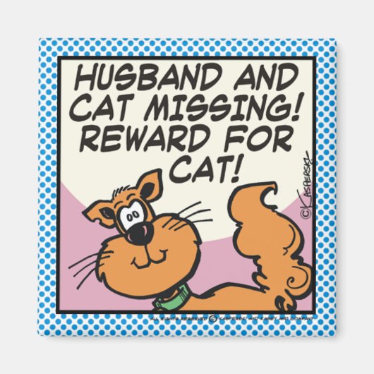 Kat en kat magneet (Voorkant)