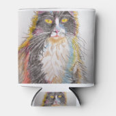 Kat- en kattekenkatten voor Cute Tuxedo Blikjeskoeler (Voorkant)