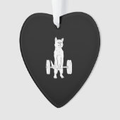 Kat- en kattengewicht ornament (voorkant)