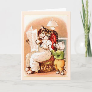 Kat- en Keukenbriefkaart Kaart